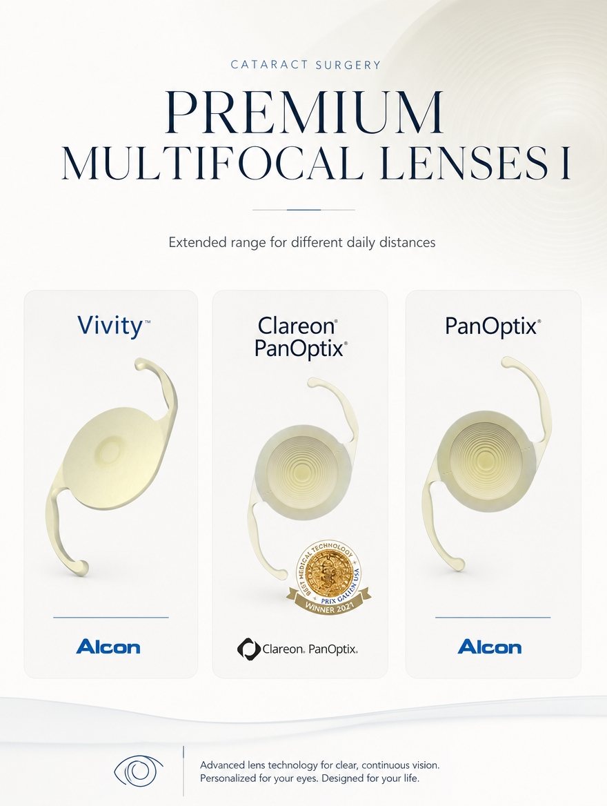 Premium trifocal and toric multifocal IOL brands at EYEONCE Eye Clinic Seoul — panel 7