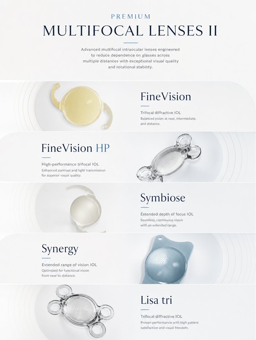Premium trifocal and toric multifocal IOL brands at EYEONCE Eye Clinic Seoul — panel 8