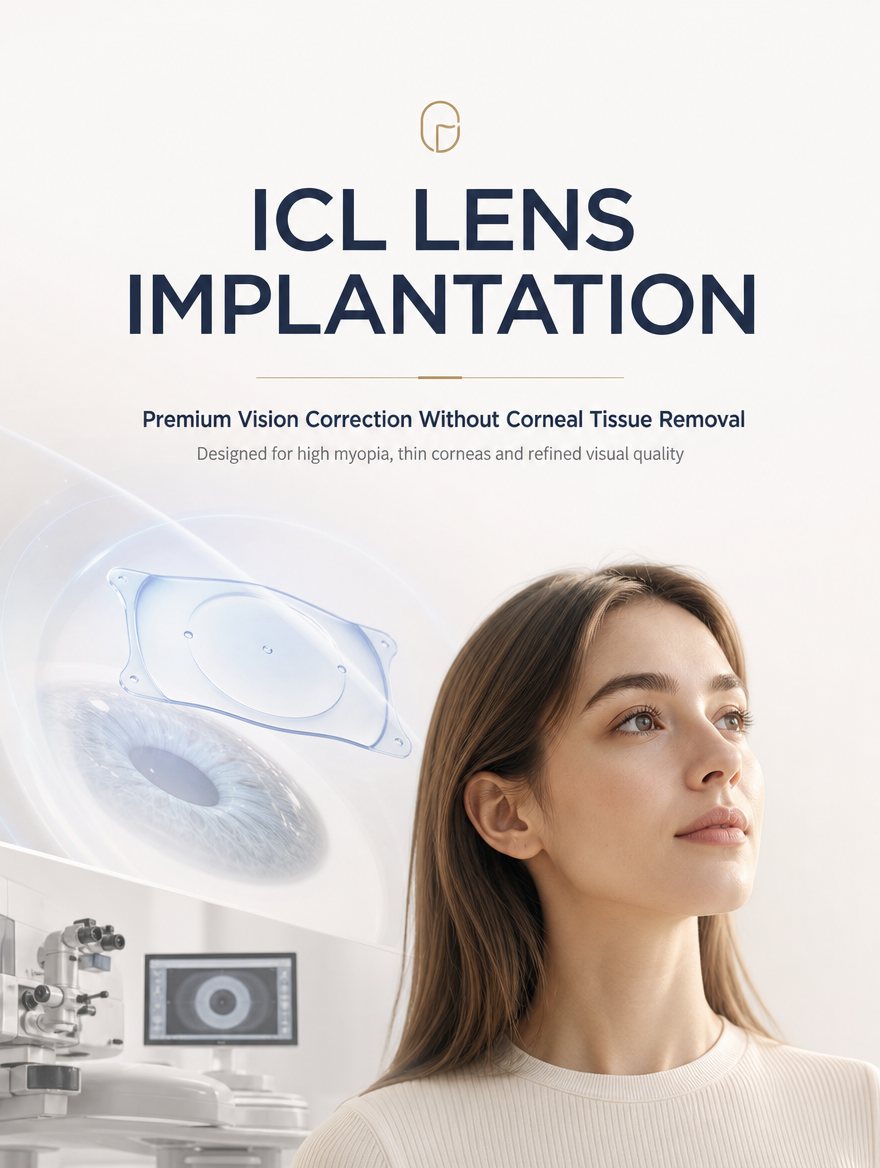 ICL lens implant for high myopia Korea