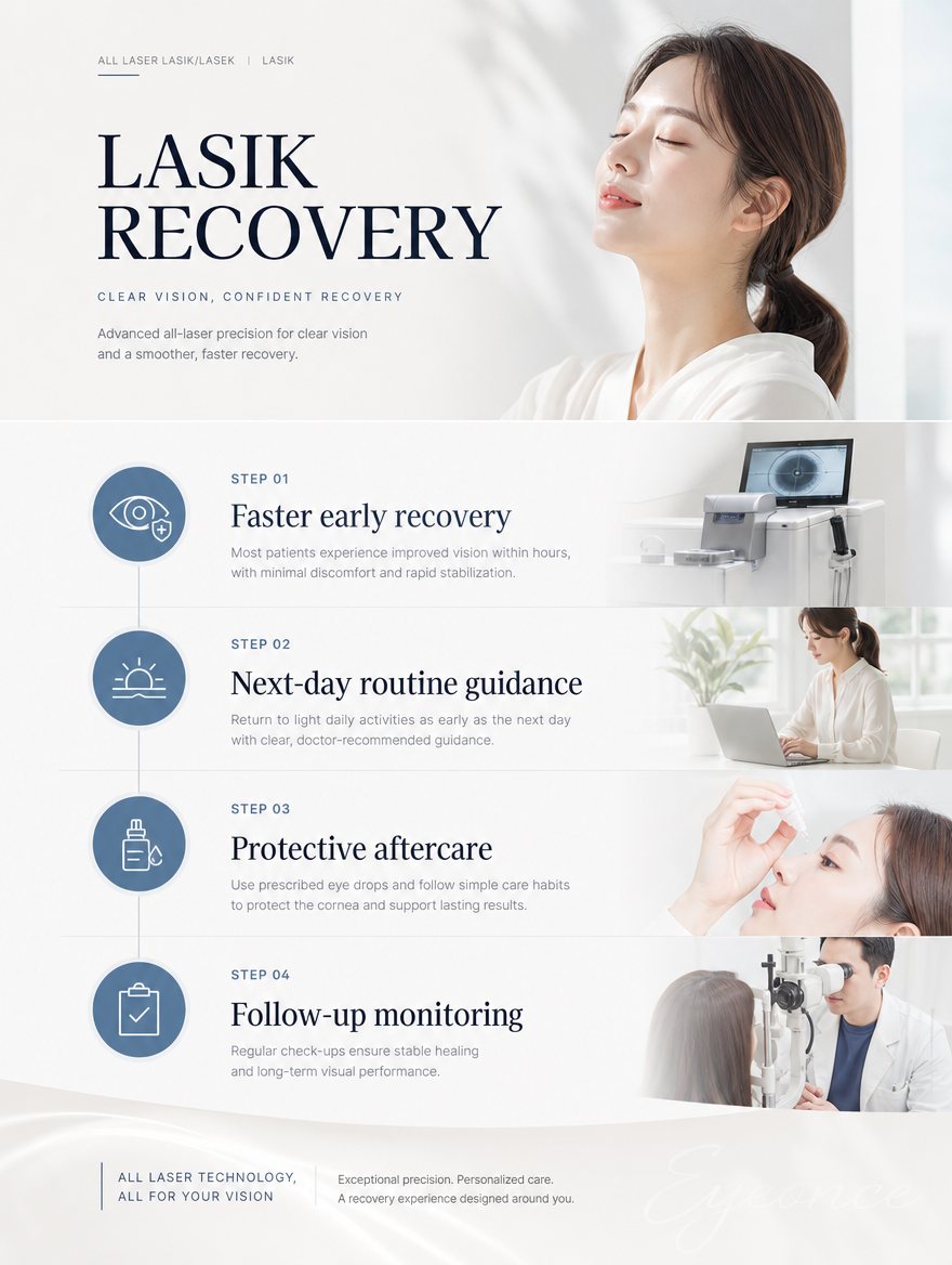 Who LASIK is for and how the flap procedure works at EYEONCE Eye Clinic Seoul — panel 8