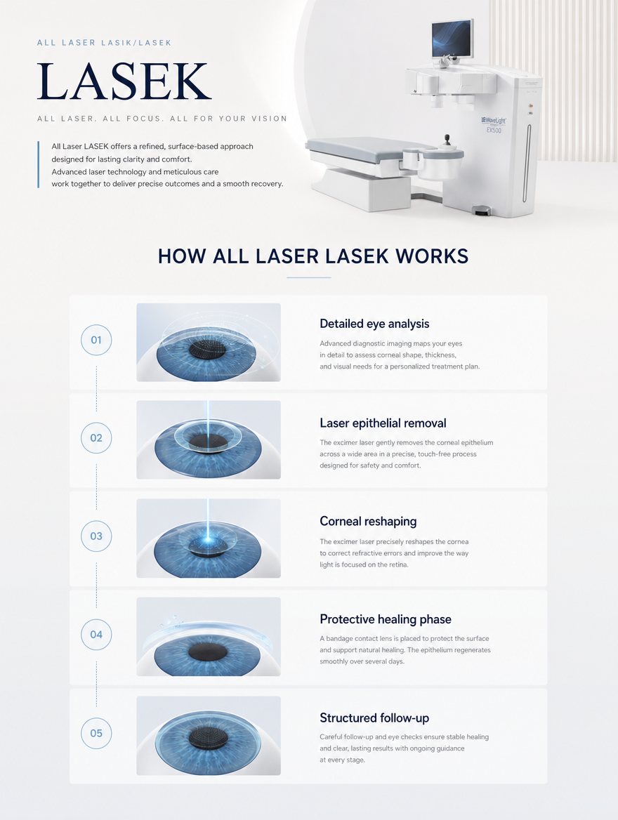 LASEK surface ablation technique and ideal candidates at EYEONCE Eye Clinic Seoul — panel 11
