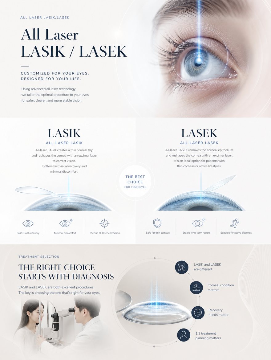 LASEK recovery timeline, WaveLight EX500 and international patient care at EYEONCE Eye Clinic Seoul — panel 13