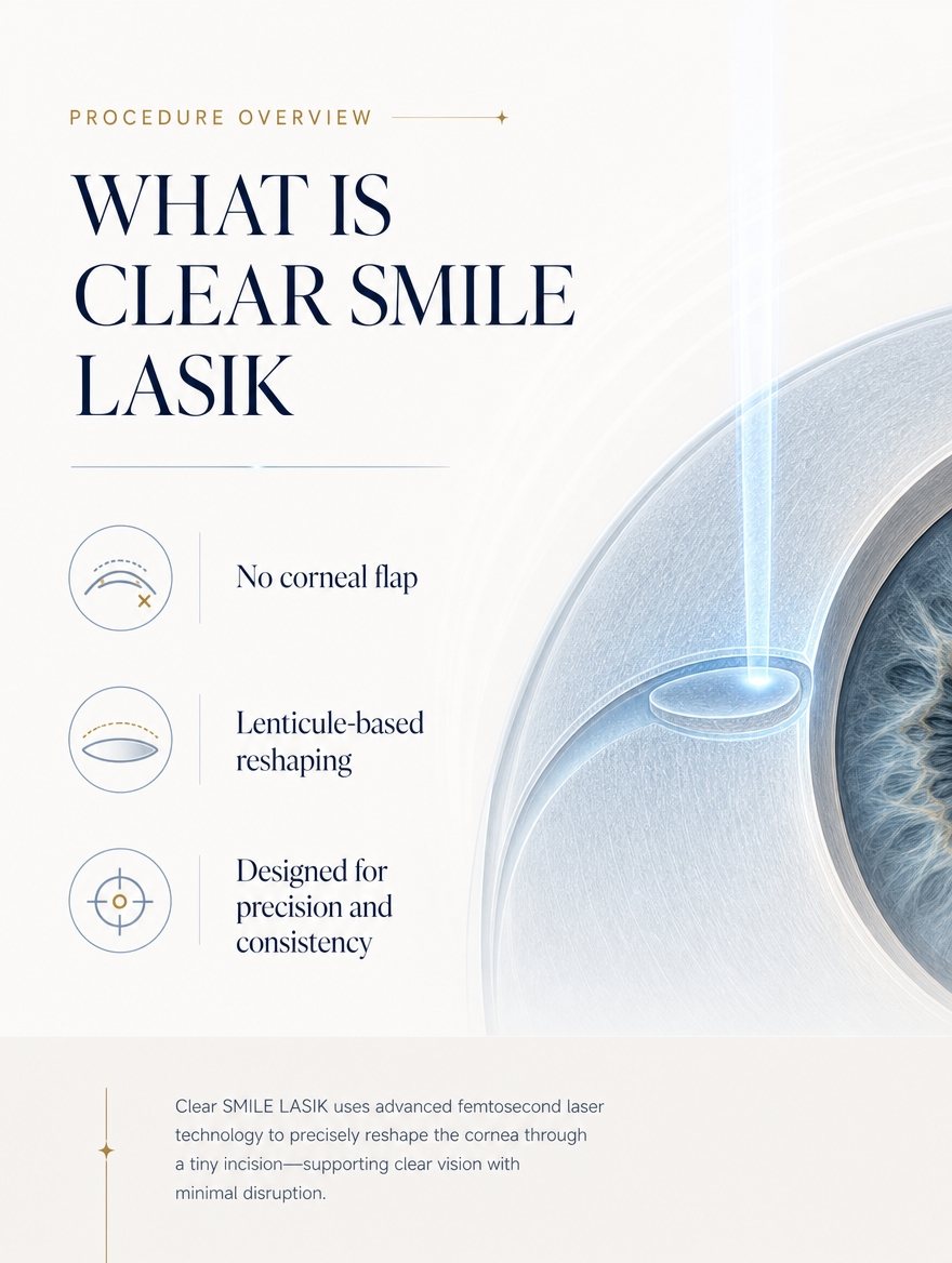 SMILE LASIK flapless lenticule technique and Ziemer FEMTO LDV Z8 laser at EYEONCE Eye Clinic Seoul — panel 3