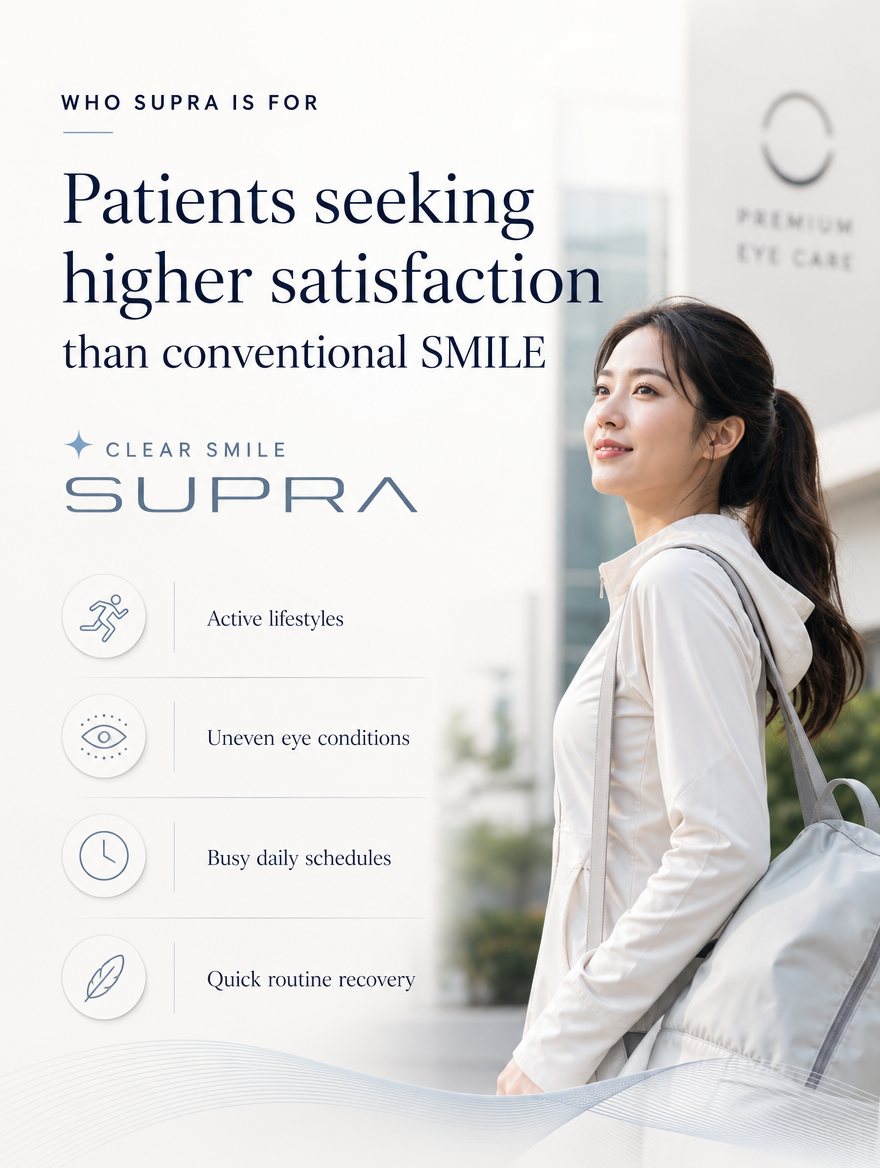 SMILE PRO advantages and ideal candidates at EYEONCE Eye Clinic Seoul — panel 6