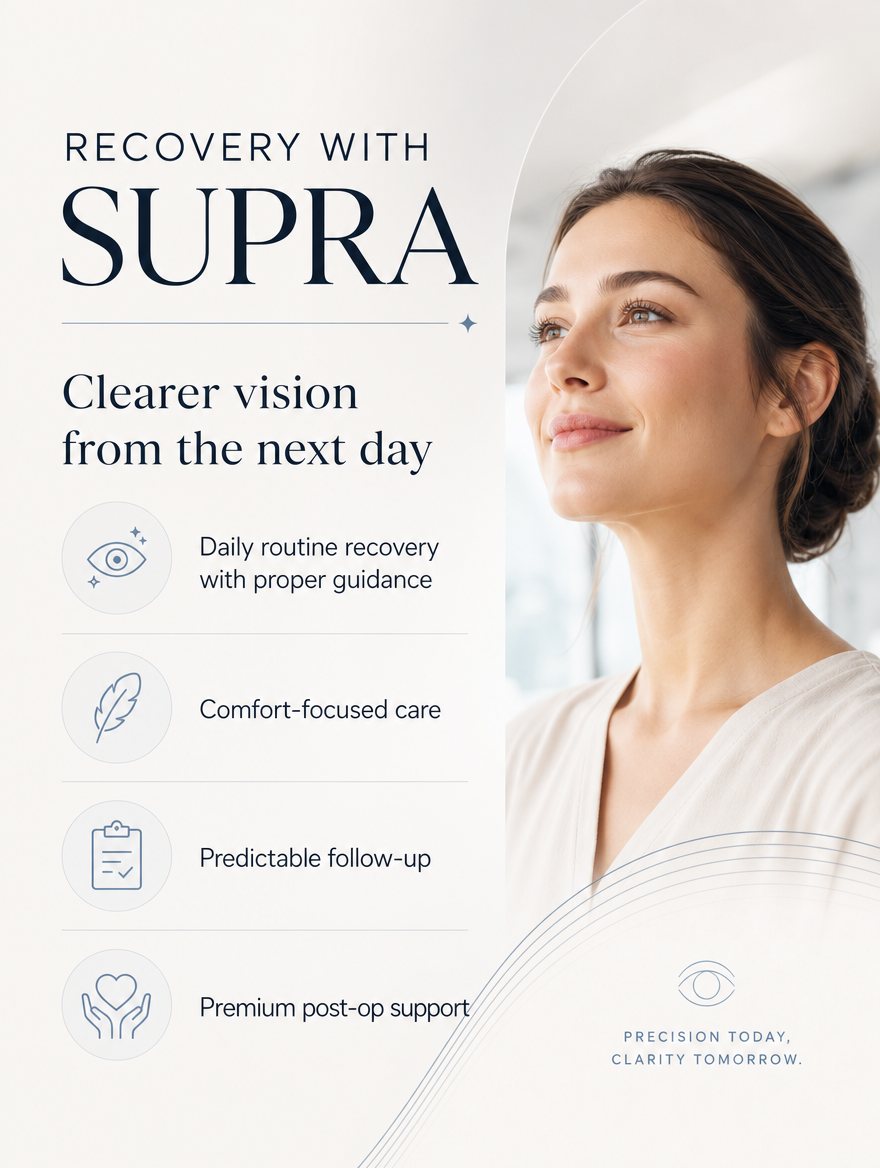SMILE PRO precision system and next-day recovery at EYEONCE Eye Clinic Seoul — panel 8