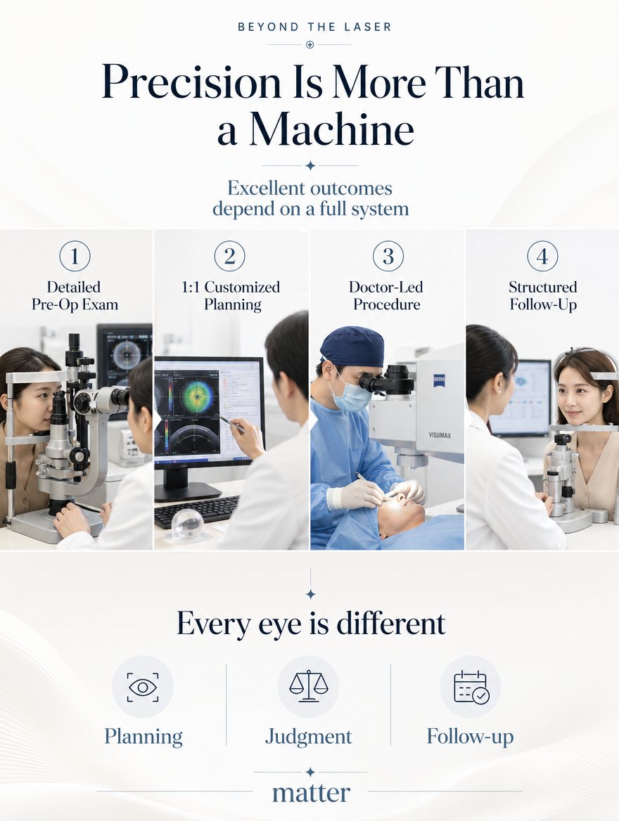What makes SMILE PRO different at EYEONCE Eye Clinic Seoul — panel 10